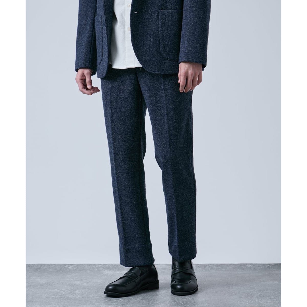 ジャージーフリース スリムスラックス