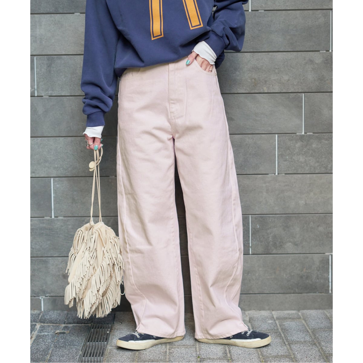 DU JOUR/デュ ジュール CROP TAPER JEAN | ベーセーストック(B.C STOCK