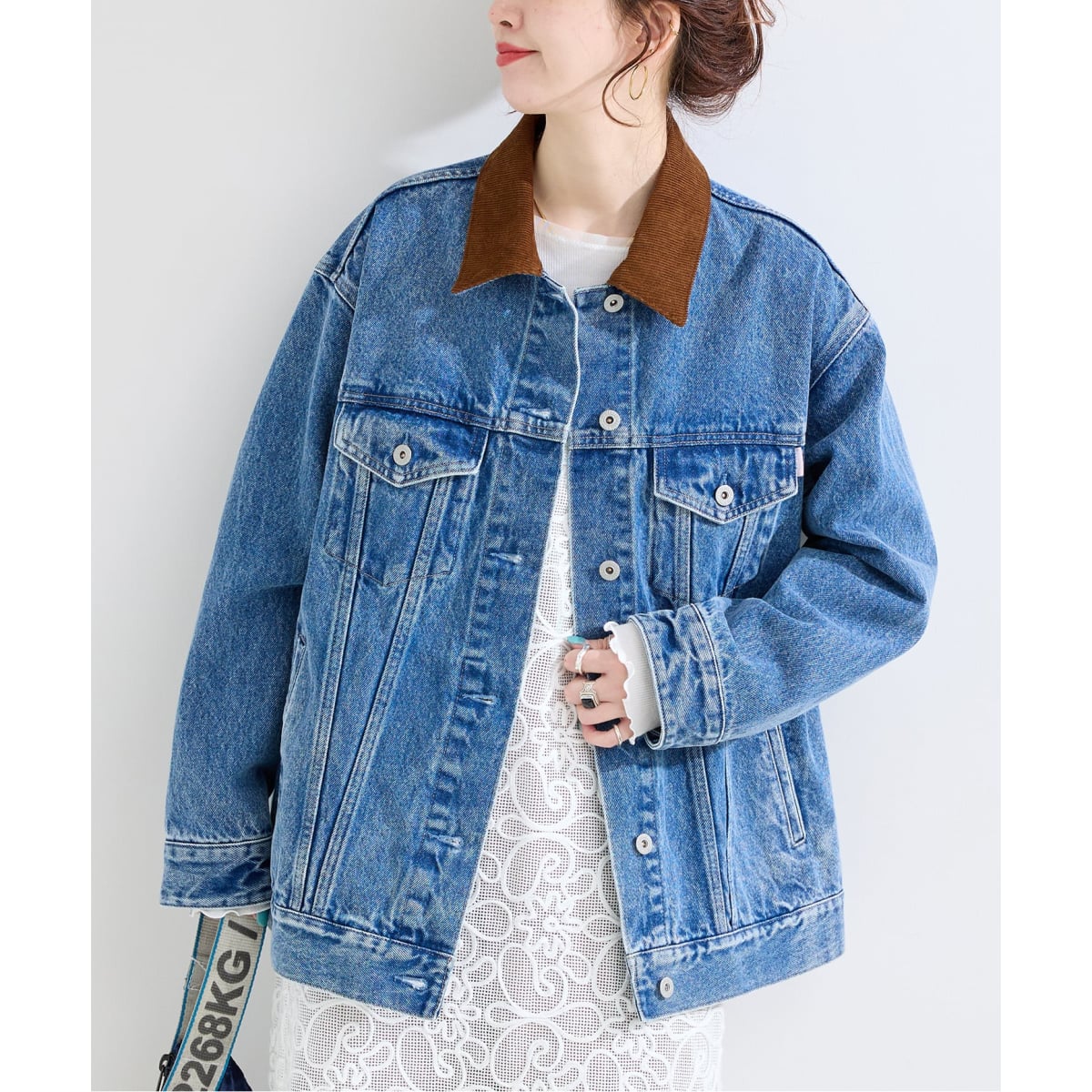 【大人気!完売商品‼︎美品】SLOBE IENA デニムカバーオール 中古・古着通販】SLOBE IENA (スローブ イエナ) デニムカバーオール