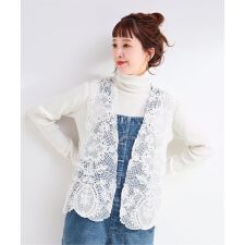 コード刺繍ベスト