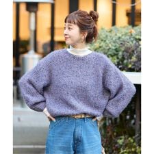 《追加10》手洗い可 / ポコポコヤーンミックス2WAYカーディガン