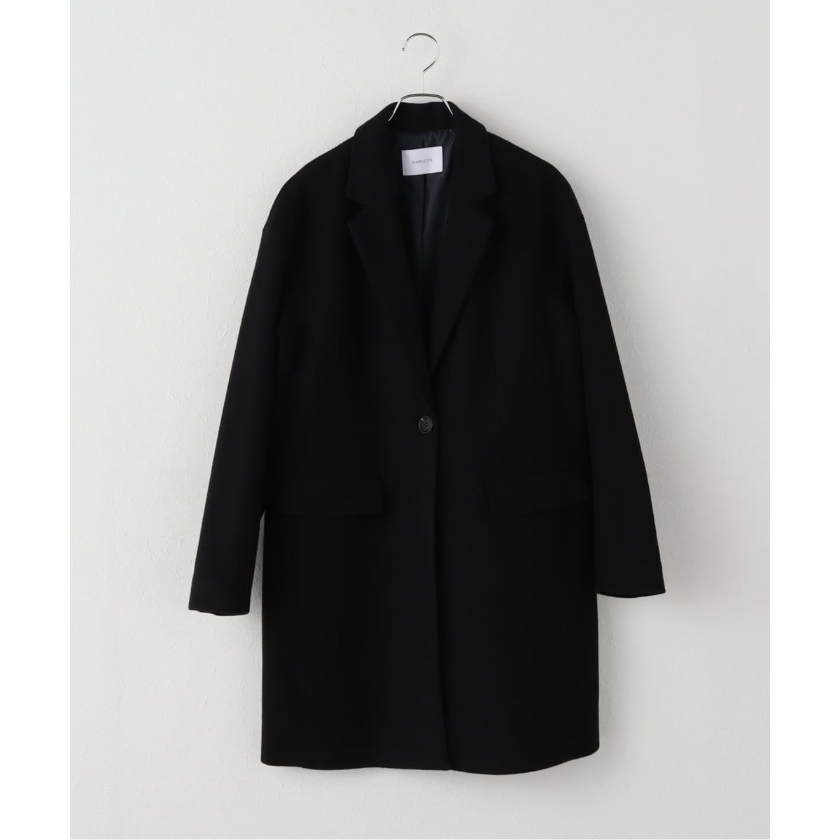 ウール／カラーコート】リバーテーラードロングコート | インディヴィ