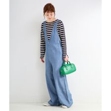 《追加3予約》【WEB限定】DU JOUR/デュ ジュール V NECK JEAN SALOPETT