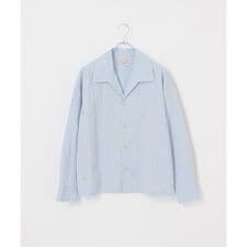 《予約》【Deux Allures/ドゥ アリュール】エンブロイダリー オープンカラーシャツ