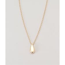 ドロップモチーフチャームネックレス