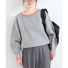 ウォッシャブル / 配色ニットプルオーバー