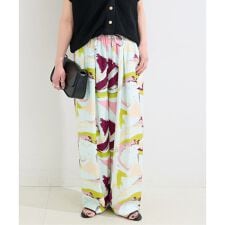 手洗い可 / アクアプリントタックバルーンパンツ