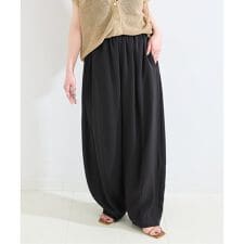 《追加予約》【WEB限定】ウォッシャブル / 梳毛調ボリュームイージーパンツ