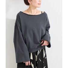 ウォッシャブル / シンプル裏毛スウェットプルオーバー