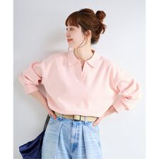 《予約》手洗い可 / 襟付きスキッパーニット