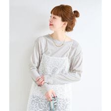 手洗い可 / コットンカシミヤ天竺ロンTEE