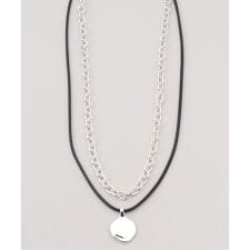 チェーンモチーフトップ2連ネックレス