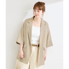 《予約》手洗い可 / ハーフスリーブジャケット