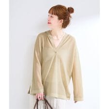 《予約》手洗い可 / フーディーフリガラニット