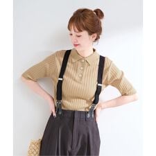 《予約》手洗い可 / リブ襟付きプルオーバー