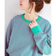 《追加7予約》【WEB限定】ウォッシャブル / ボーダーロンTEE