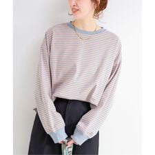 《追加7予約》【WEB限定】ウォッシャブル / ボーダーロンTEE