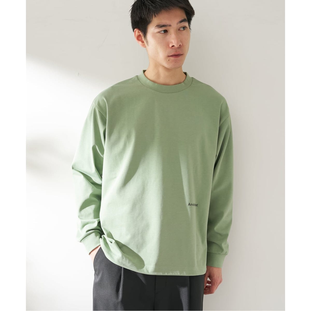 [�}���C]OLIVEDRAB / �I���[�u�h���u DRAWCODE L/S-T�V���c/�x�[�Z�[�X�g�b�N�iB.C STOCK�j �O���[��