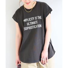 《予約》手洗い可 / アソートフレンチスリーブロゴTEE