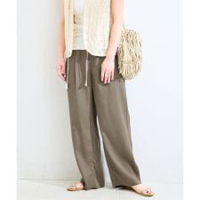 《追加5予約》手洗い可 / セルロースワイドパンツ