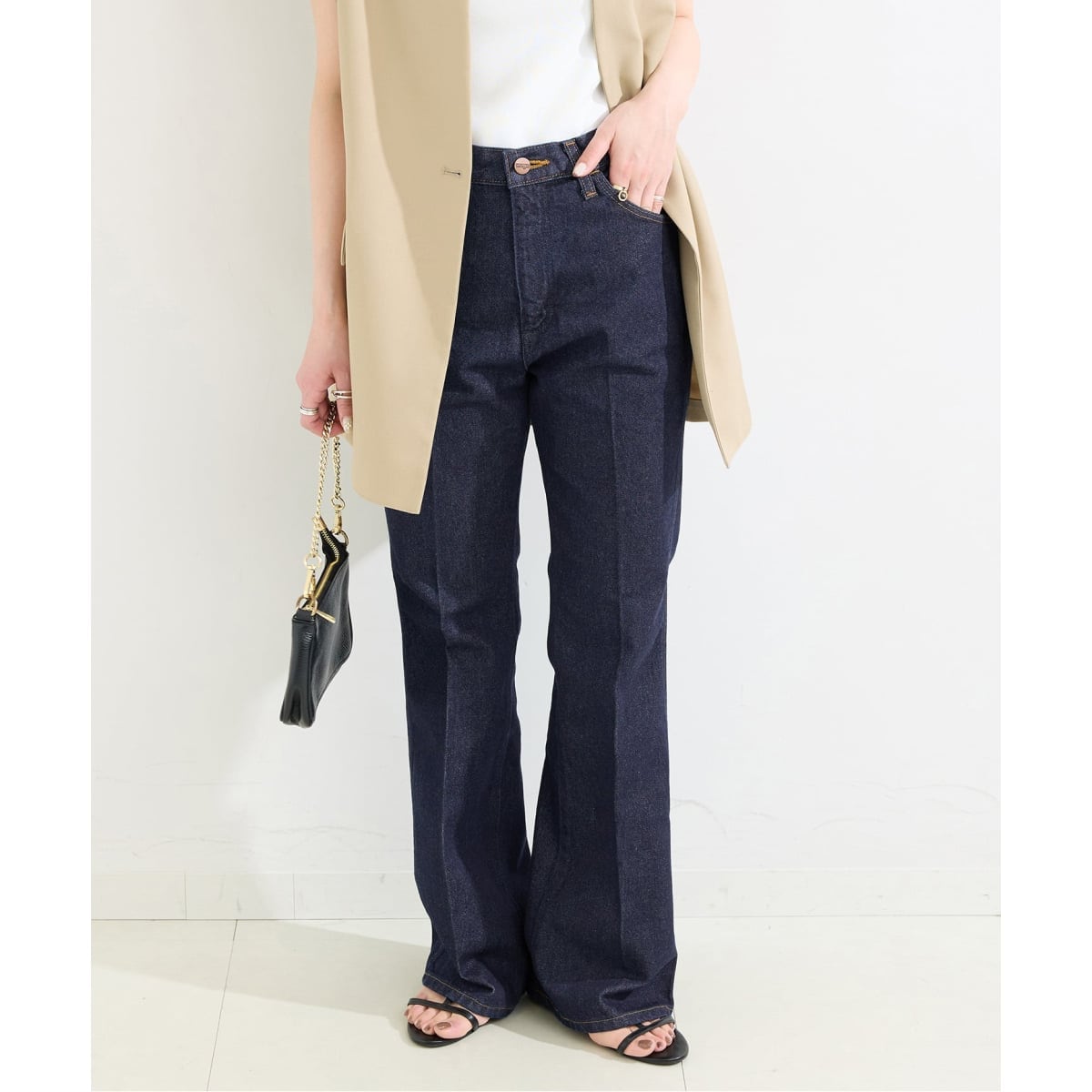 [�}���C]�yWEB�{�ꕔ�X�܌���zWrangler / �����O���[ FLARE JEAN/�x�[�Z�[�X�g�b�N�iB.C STOCK�j �l�C�r�[
