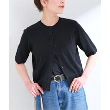 ウォッシャブル / 接触冷感 / ドットカーディガン