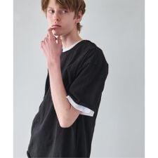 OSKR / オーエスケーアール Slab Cut Off Tee Shirt