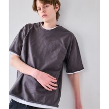 OSKR / オーエスケーアール Slab Cut Off Tee Shirt