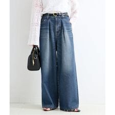 《追加予約》ウォッシャブル / DU JOUR / デュ ジュール PEG TUCK JEAN