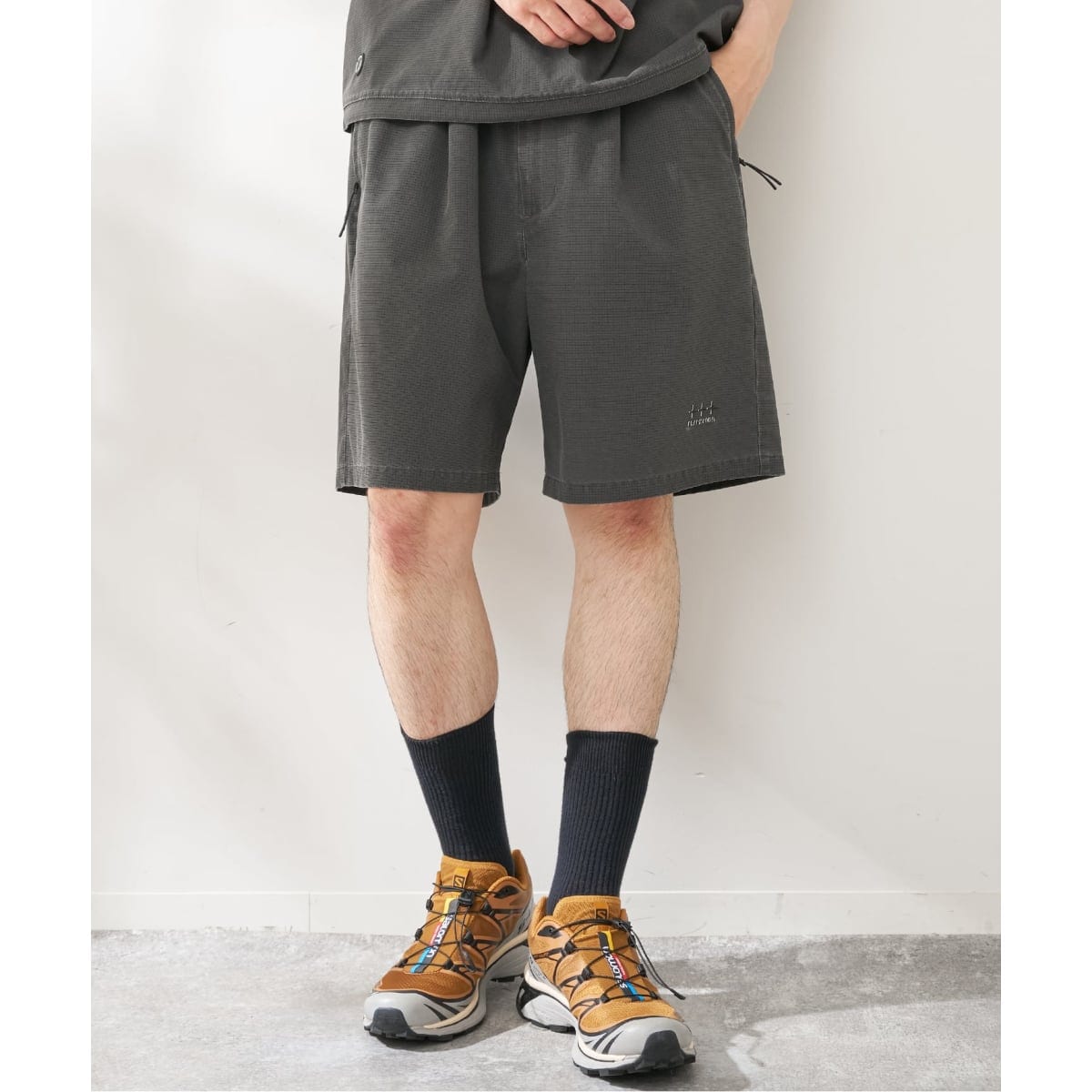 《予約》【吸水速乾＆高通気性】FADE GRAPH POINT ショートパンツ