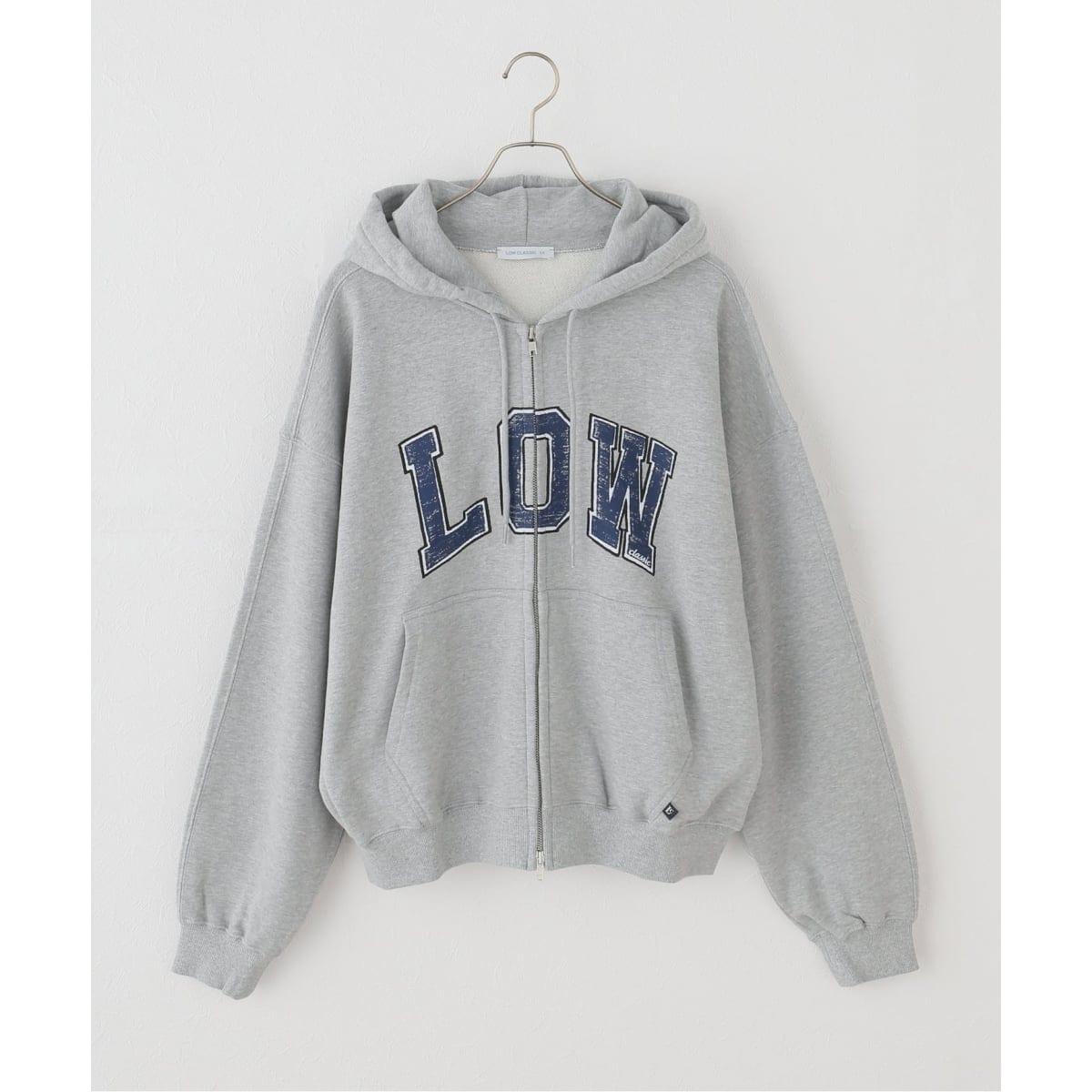 [�}���C]�yWEB�{�ꕔ�X�܌���zLOW CLASSIC Lc LOW SOFT SWEAT ZIP-UP H/�x�[�Z�[�X�g�b�N�iB.C STOCK�j �O���[