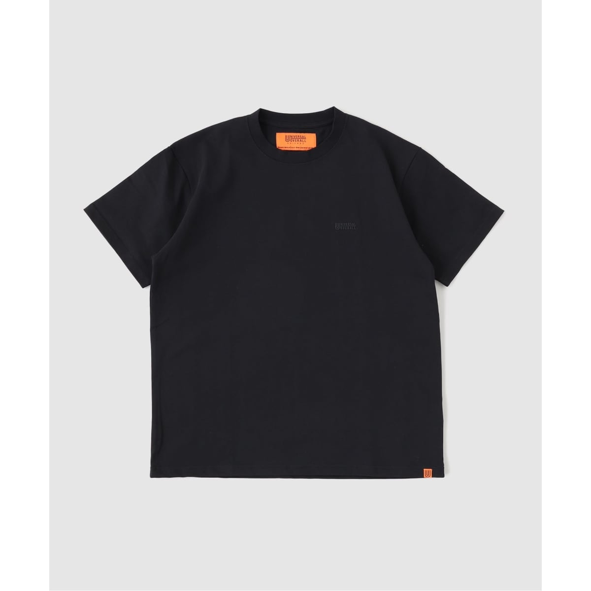 [�}���C]UNIVERSAL OVERALL �ʒ� �V���P�b�g LOGO T-SH/�x�[�Z�[�X�g�b�N�iB.C STOCK�j �u���b�N