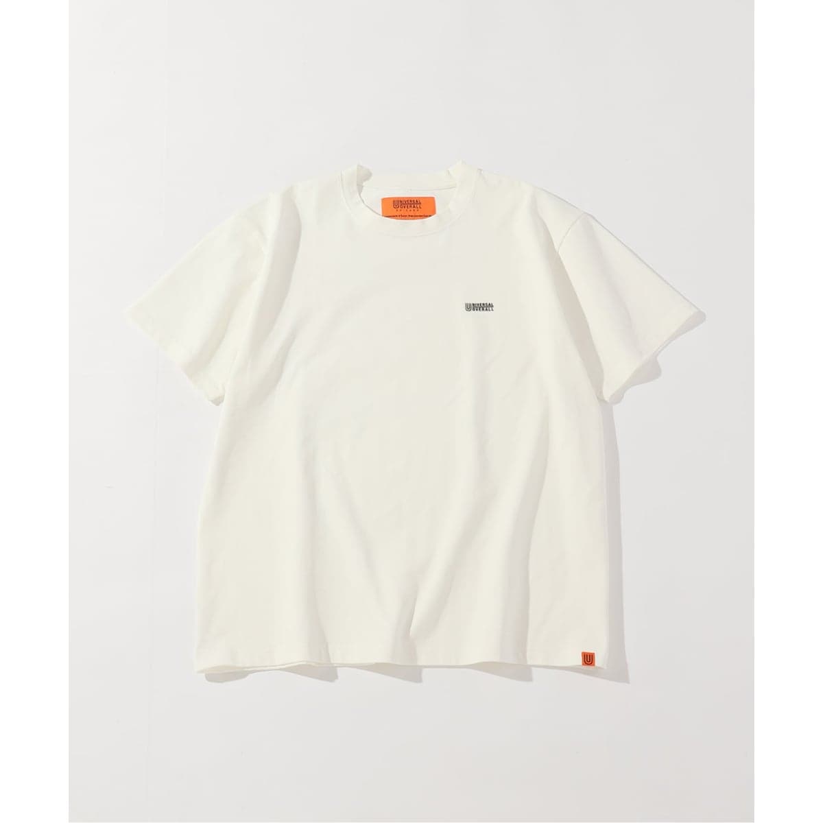 [�}���C]UNIVERSAL OVERALL �ʒ� �V���P�b�g LOGO T-SH/�x�[�Z�[�X�g�b�N�iB.C STOCK�j �z���C�g