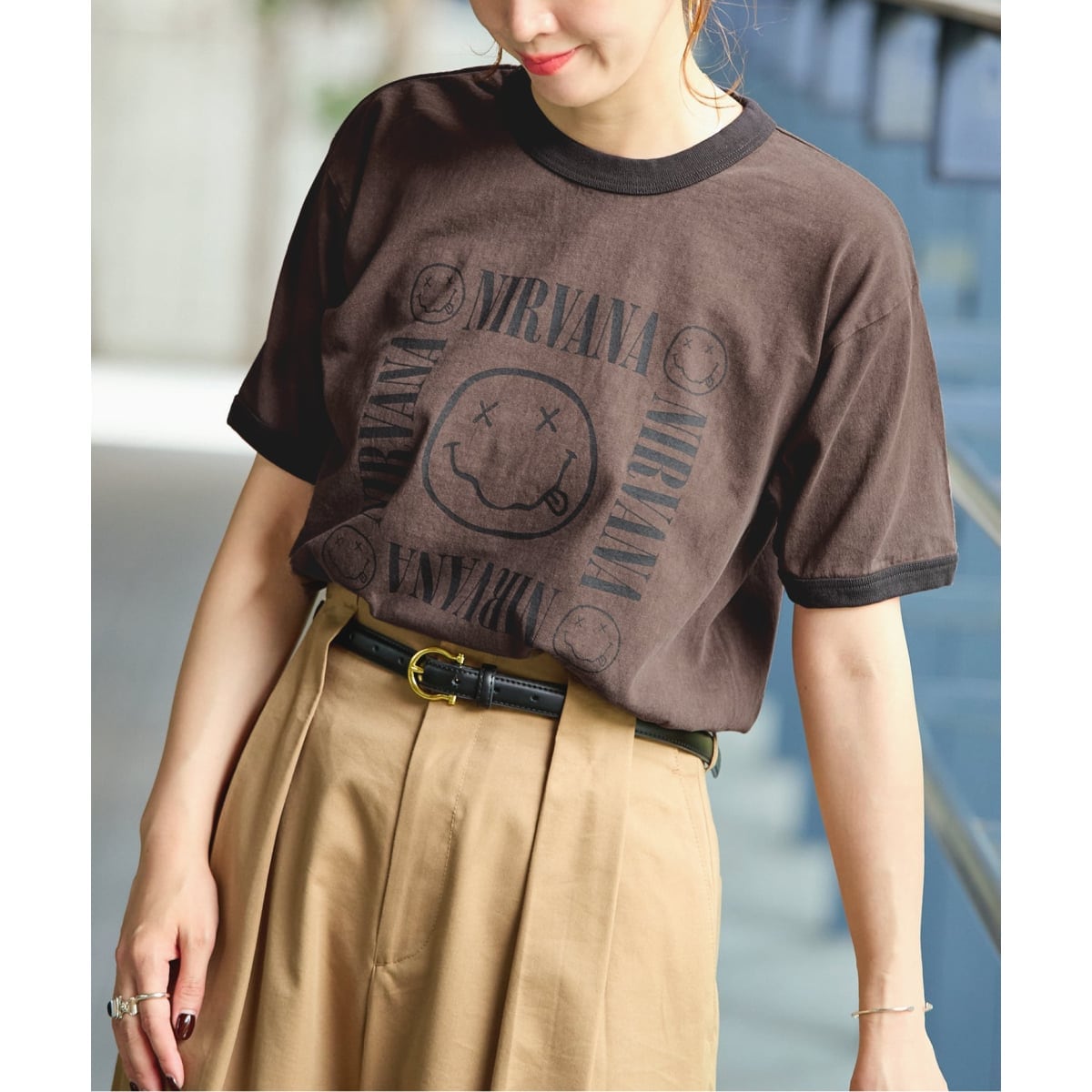 GOOD ROCK SPEED / グッドロックスピード NIRVANA Ringer Tshirt