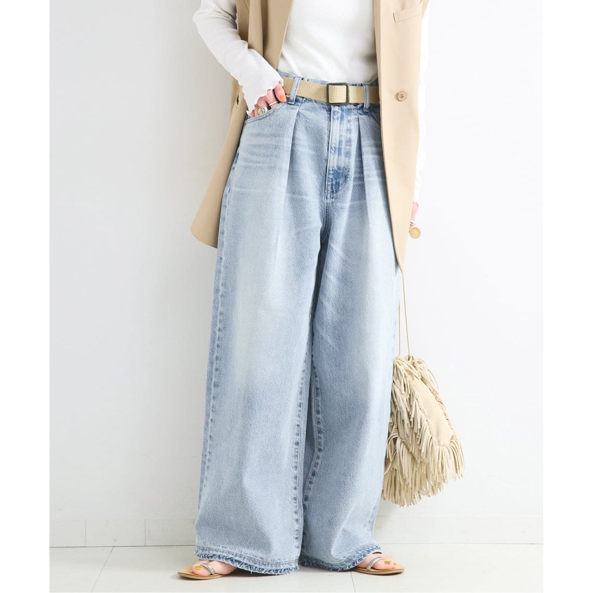 新品！ウォッシャブル DU JOUR デュ ジュール PEG TUCK JEAN 追加2》ウォッシャブル / DU JOUR / デュ ジュール PEG TUCK JEAN