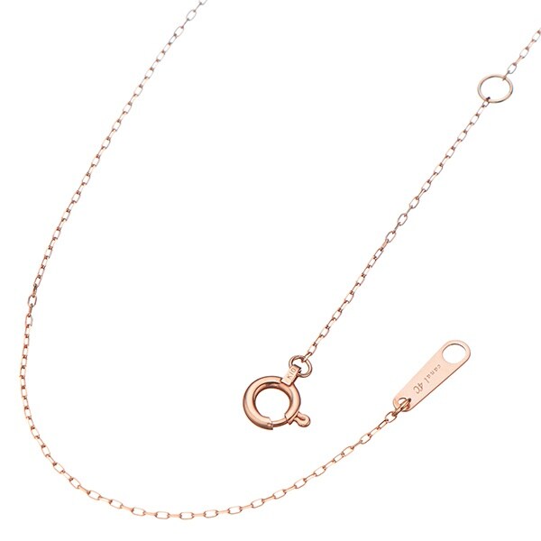 K10ピンクゴールド しずくモチーフ ネックレス | カナル4℃(canal4'C