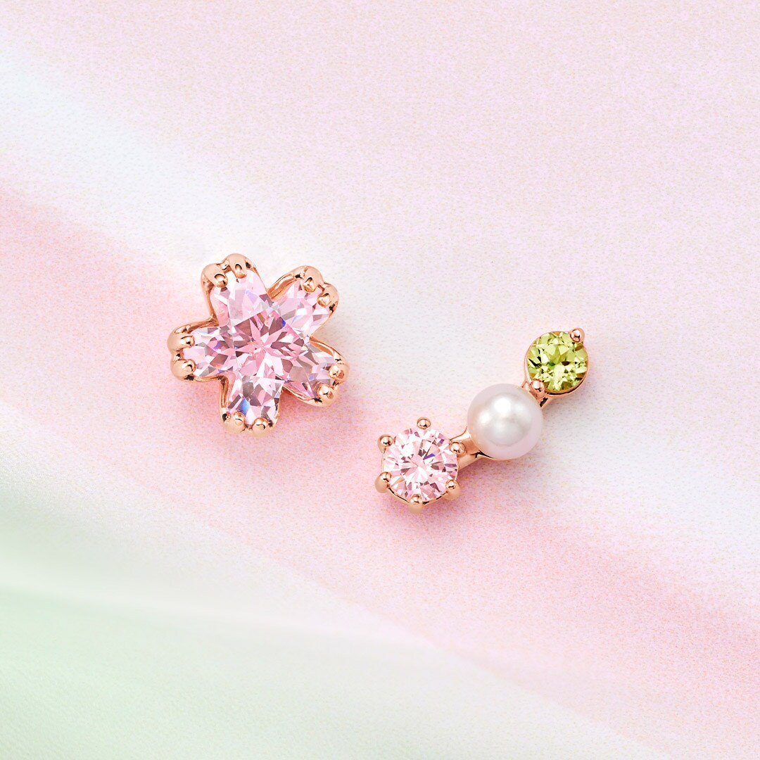 2025 SAKURA Collection】K10ピンクゴールド ピアス | カナル4℃(CANAL