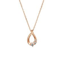 カナル４℃(canal4'C)のシルバー しずく ネックレス