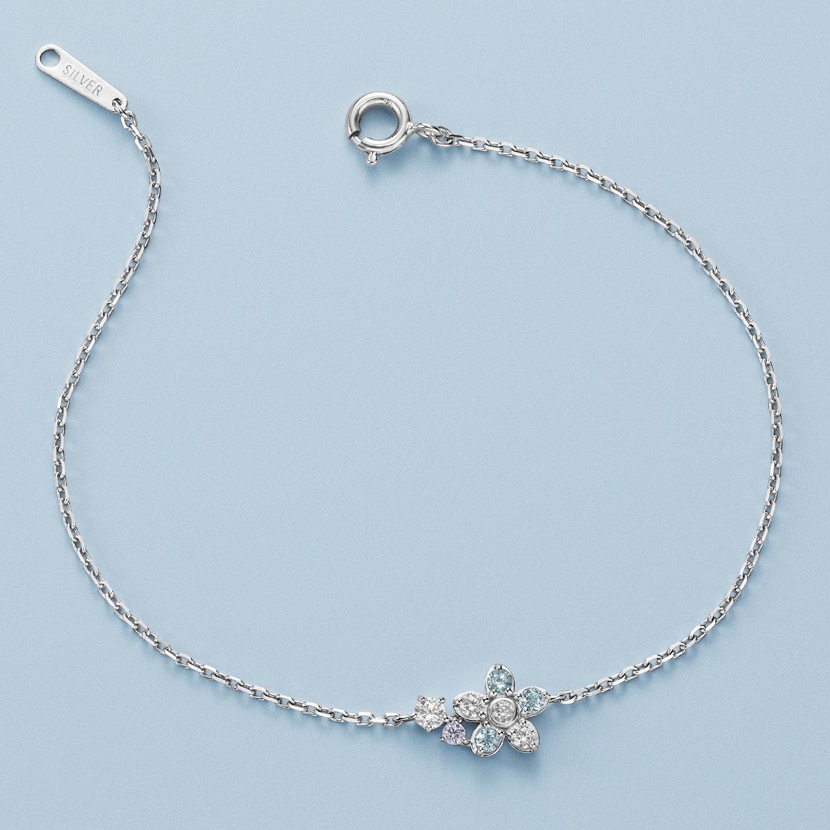 ネックレス 「Spring Limited」シルバー ネモフィラ ネックレス