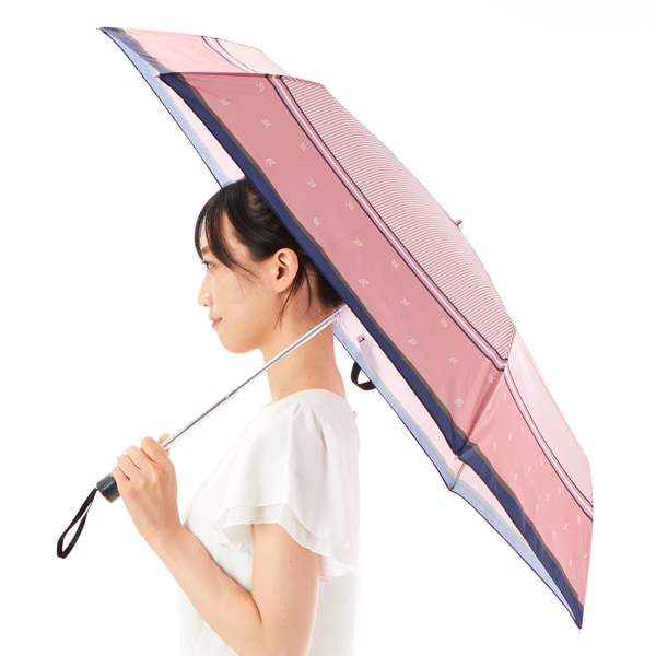 No.5 未使用 GHERARDINI 雨傘 長傘 新品 耐風　ジャンプ傘 GHERARDINI（ゲラルディーニ）ロゴ柄 ジャンプ式 耐風雨傘（長傘