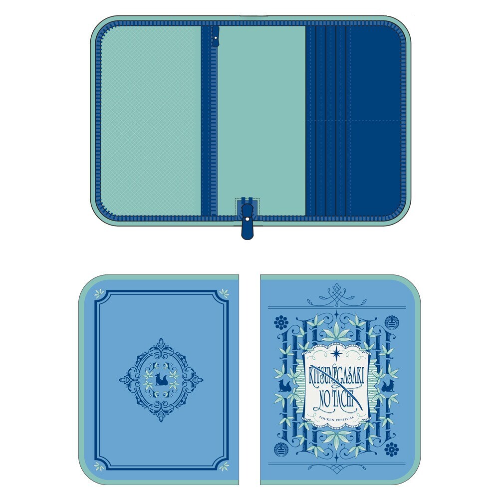 徳川美術館 本作長義&五月雨郷朱印 物吉貞宗天チャックポーチ