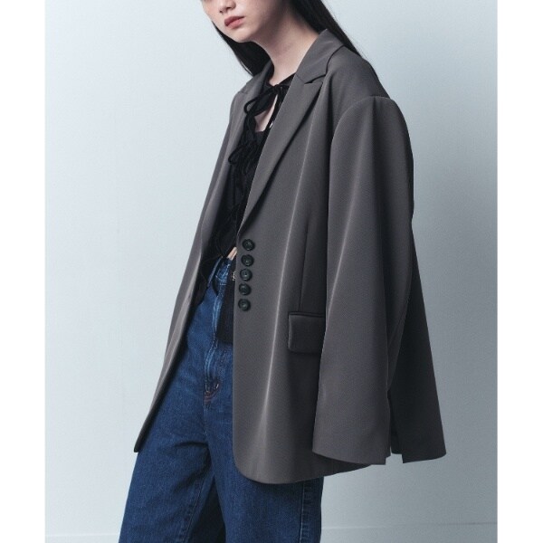 24AW CODE A コードエー oversized jacket グレー oversized jacket | コードエー(CODE A) | マルイウェブチャネル