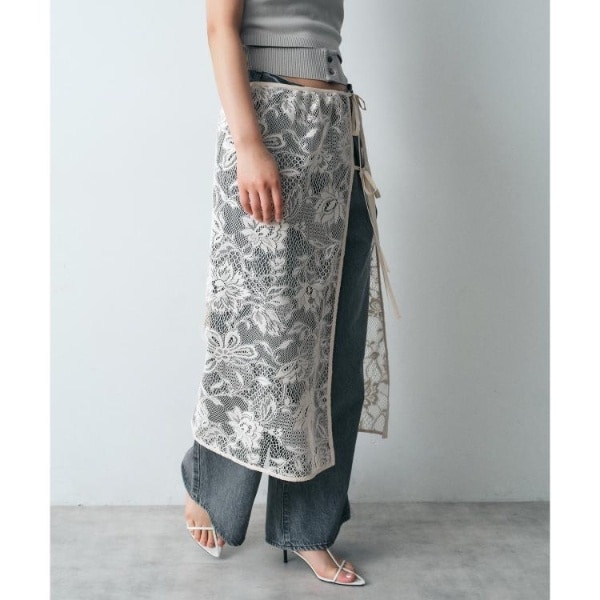 garden lace wrap skirt | コードエー(CODE A) | マルイウェブチャネル