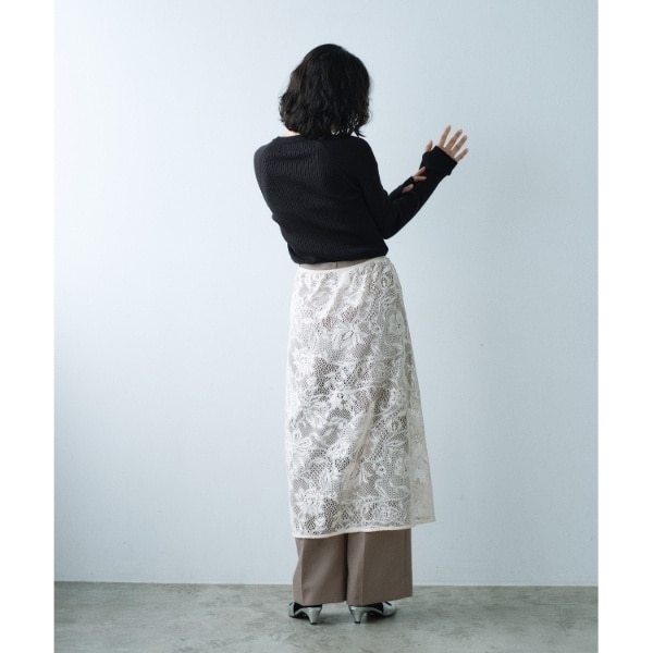 garden lace wrap skirt | コードエー(CODE A) | マルイウェブチャネル