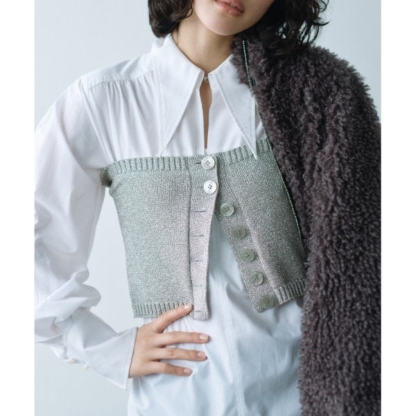 コードエー（CODE A）/lame knit bustier lame knit bustier | コードエー(CODE A) | マルイウェブチャネル