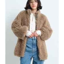 CODE A｜w needle faux fur coat