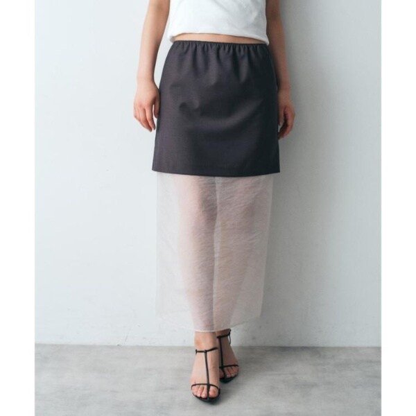 reversible sheer skirt | コードエー(CODE A) | マルイウェブ