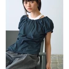 コードエー(CODE A)のsporty gathered blouse