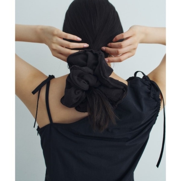 [�}���C]heyep�bSweat Fabric Scrunchie�|Medium/�R�[�h�G�[�iCODE A�j �u���b�N�i019�j