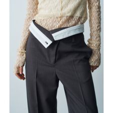 turn up chic trousers